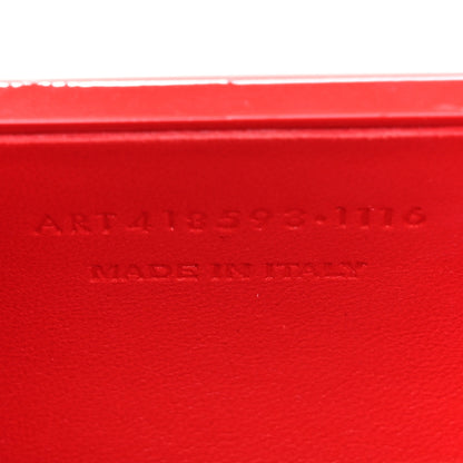 Saint Laurent Ribbed Plexiglass Lambskin Fringe Monogram Opium Box Bag Red 7 of 10