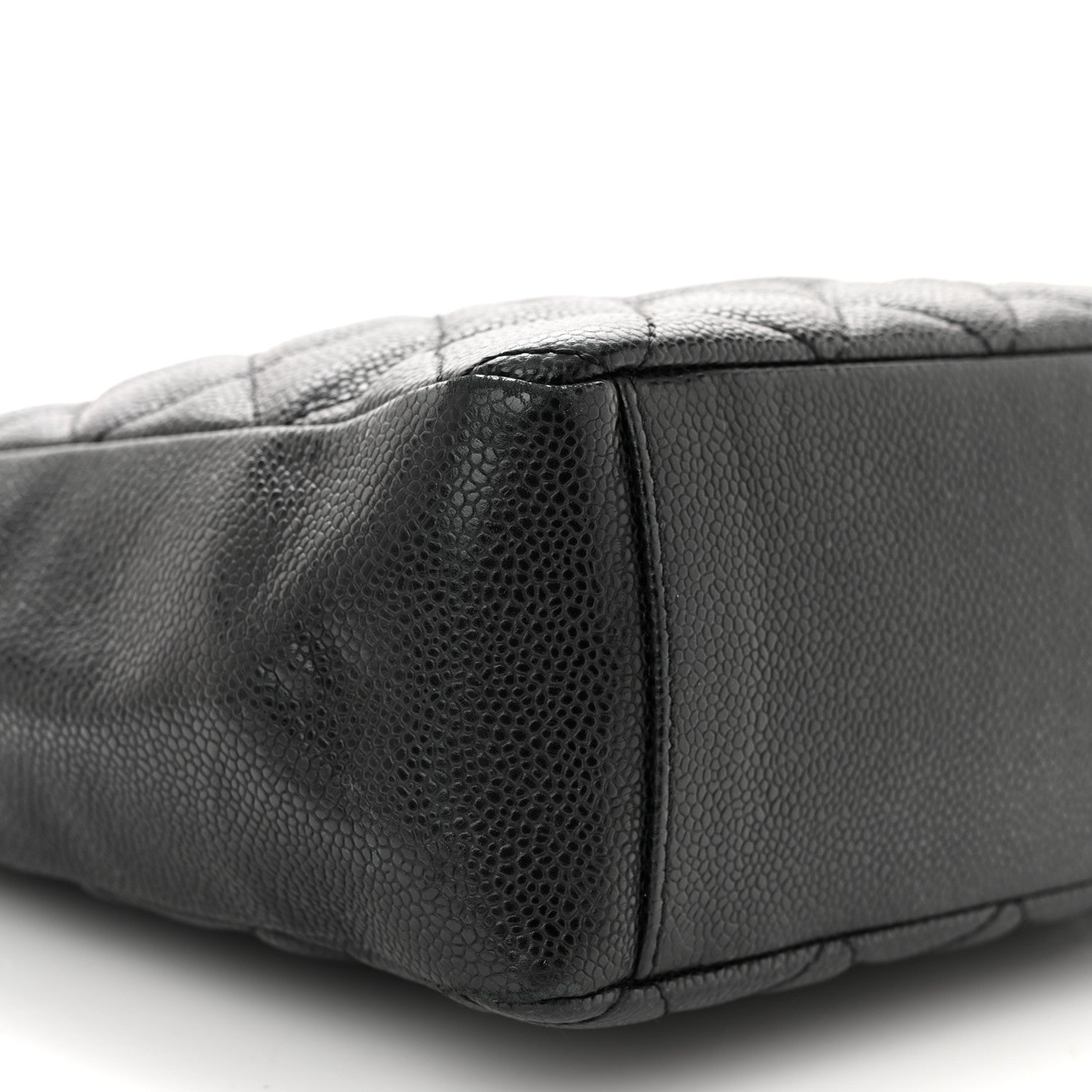 Chanel Caviar Quilted Petit Shopping Tote PST Black 8 of 10