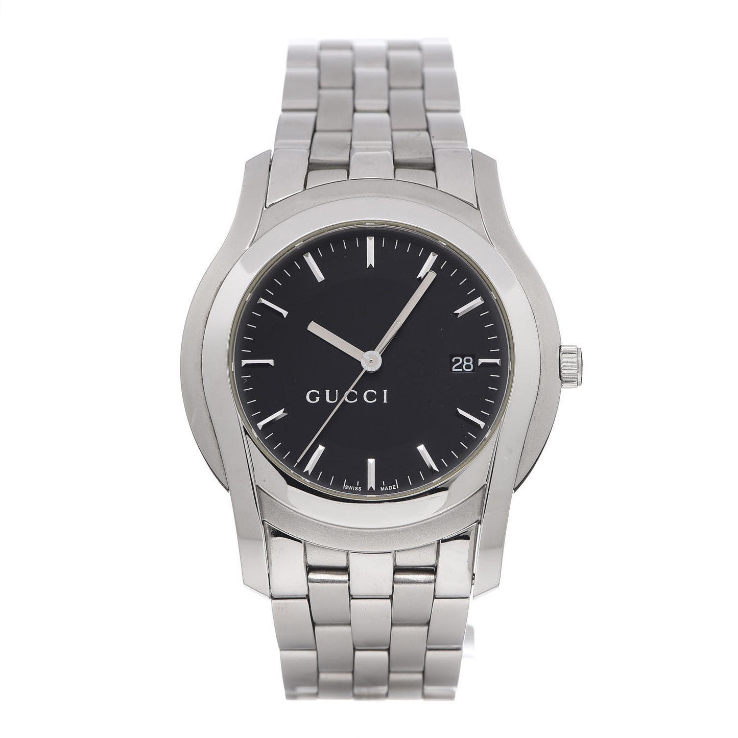 Stainless Steel 38mm 5500XL Quartz Watch Black