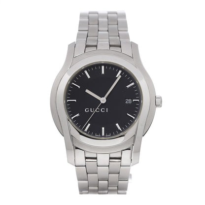Gucci Stainless Steel 38mm 5500XL Quartz Watch Black 1 of 7