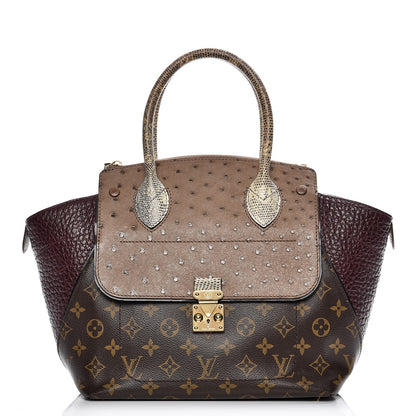 Louis Vuitton Monogram Ostrich Python Majestueux PM Bordeaux 1 of 8