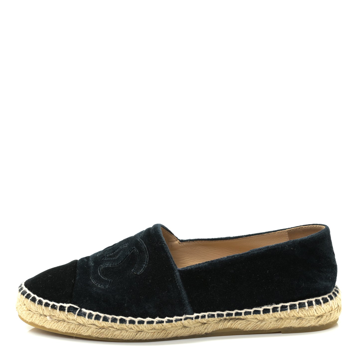 Velvet CC Espadrilles Dark Navy Black