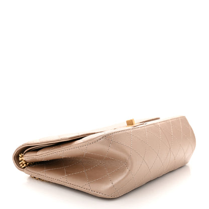 Chanel Metallic Calfskin Quilted 2.55 Reissue 226 Flap Dark Gold 4 of 10