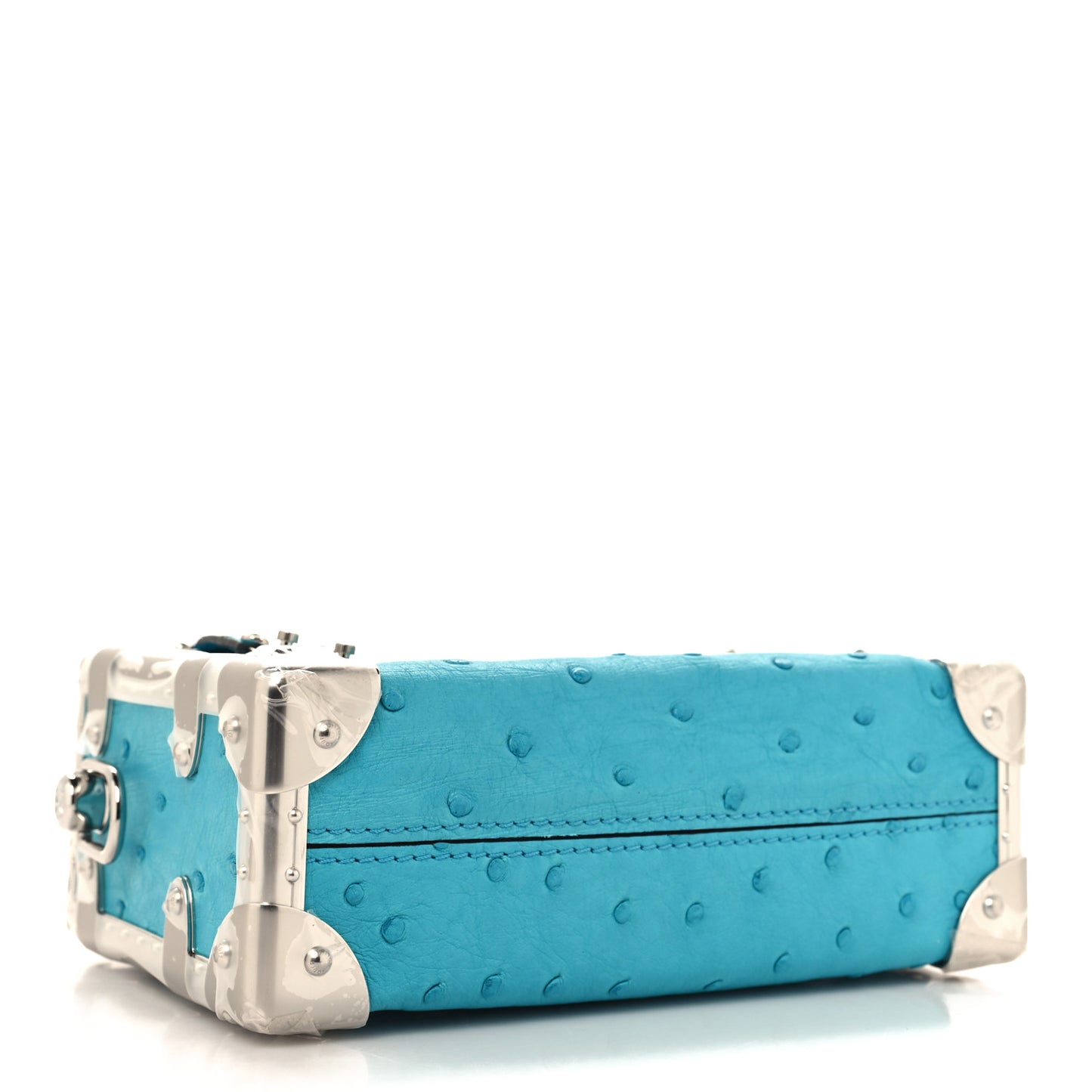 Ostrich Side Trunk PM Candy Blue