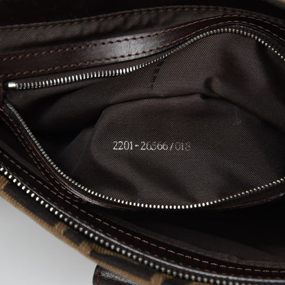Fendi Zucca Shoulder Bag Tobacco 7 of 10