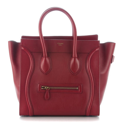 Celine Smooth Calfskin Mini Luggage Burgundy 1 of 7