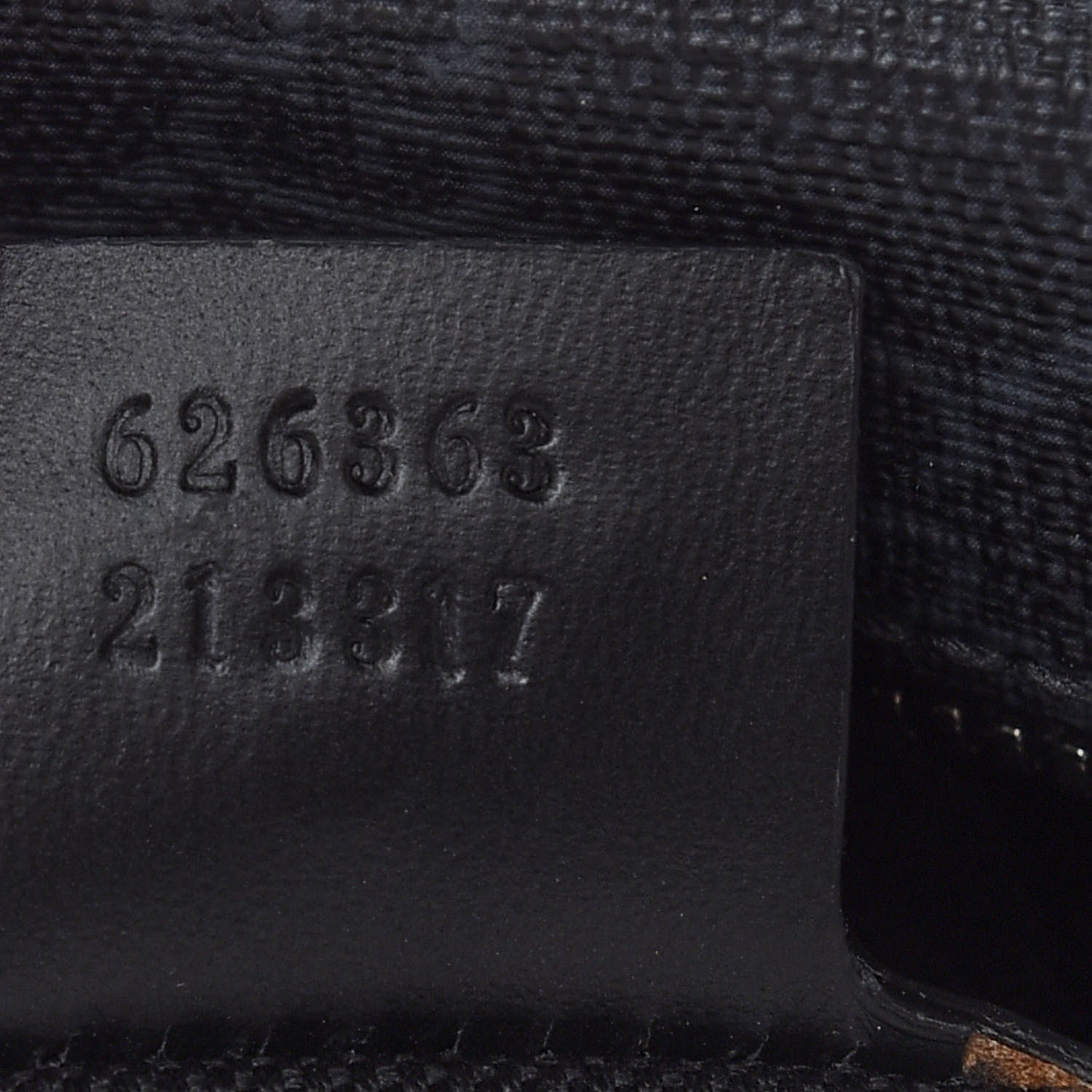Gucci GG Supreme Monogram Selleria Calfskin Square Messenger Bag Black 7 of 9