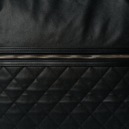 Chanel Caviar Quilted Weekender Bag Black 8 of 10