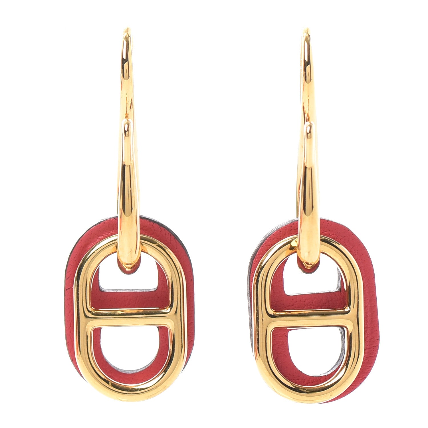Hermes Swift O'Maillon Earrings Rose Mexico 1 of 5
