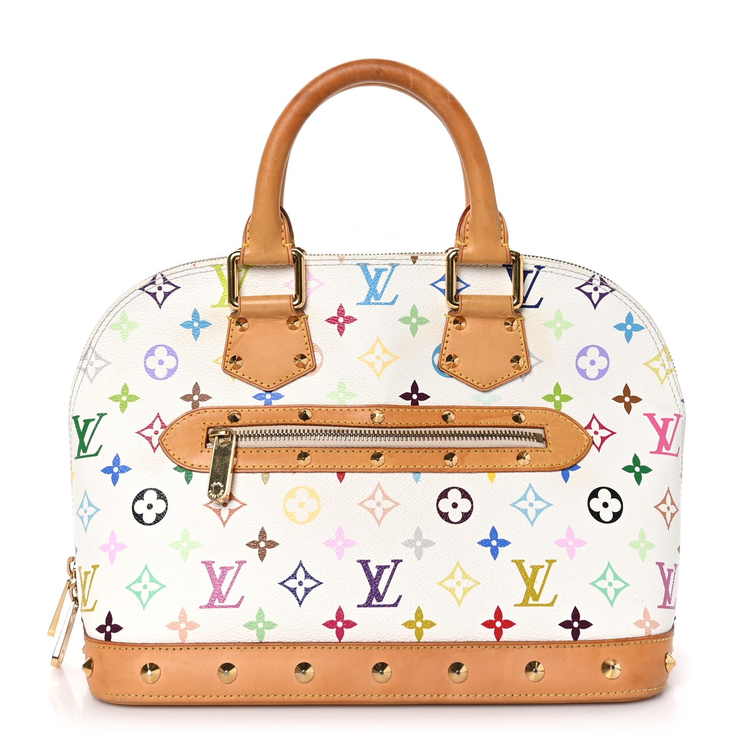 Louis Vuitton Monogram Multicolor Alma White 1 of 15