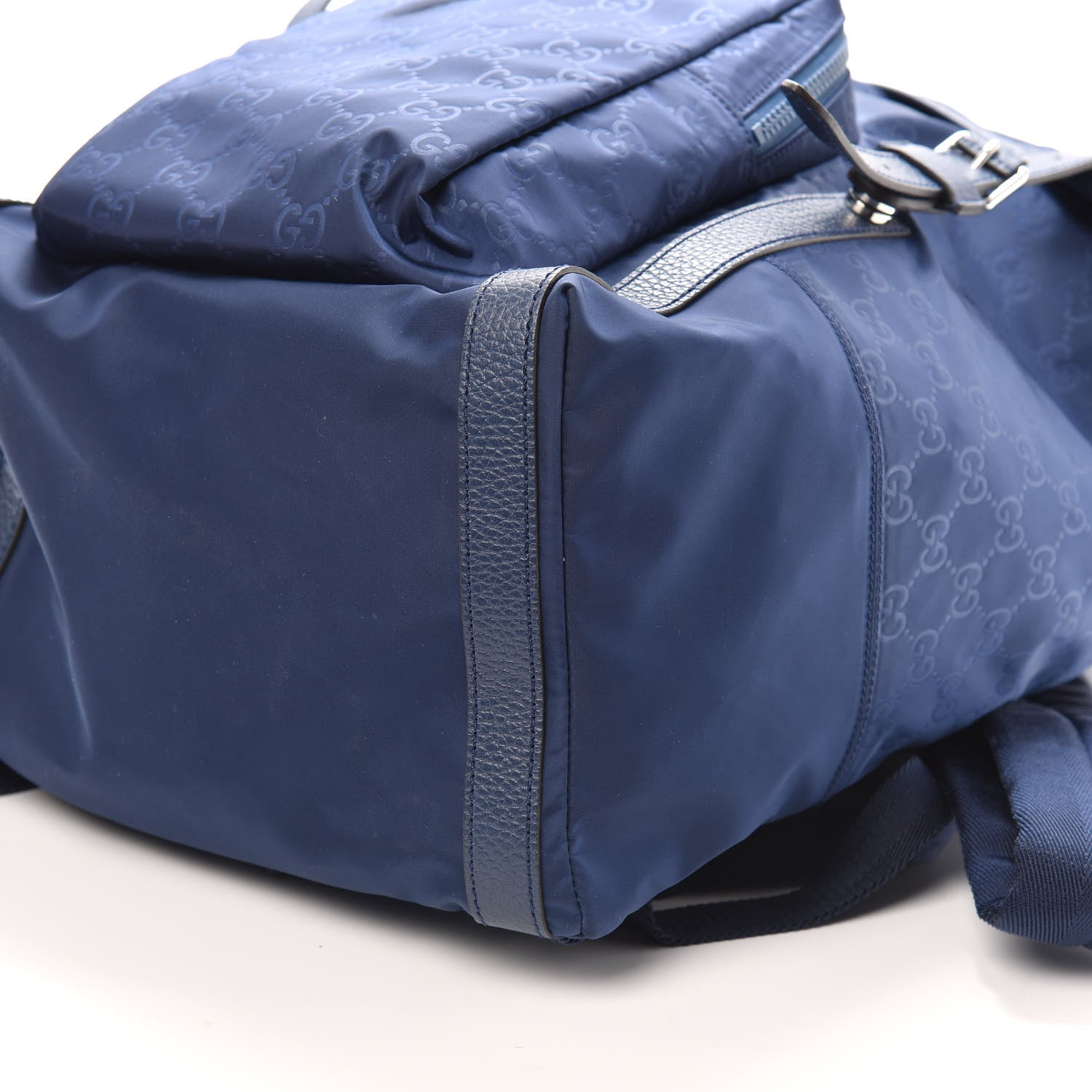 Gucci Nylon Monogram Medium Light Double Buckle Backpack Tide 9 of 9