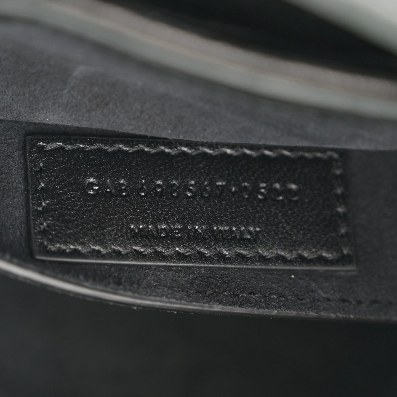 Saint Laurent Lambskin Quilted Le 57 Diamond Shoulder Bag Black 7 of 14