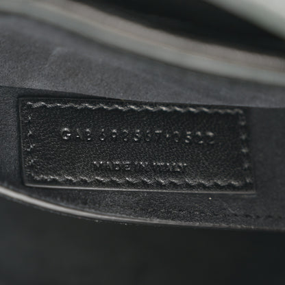 Saint Laurent Lambskin Quilted Le 57 Diamond Shoulder Bag Black 7 of 14