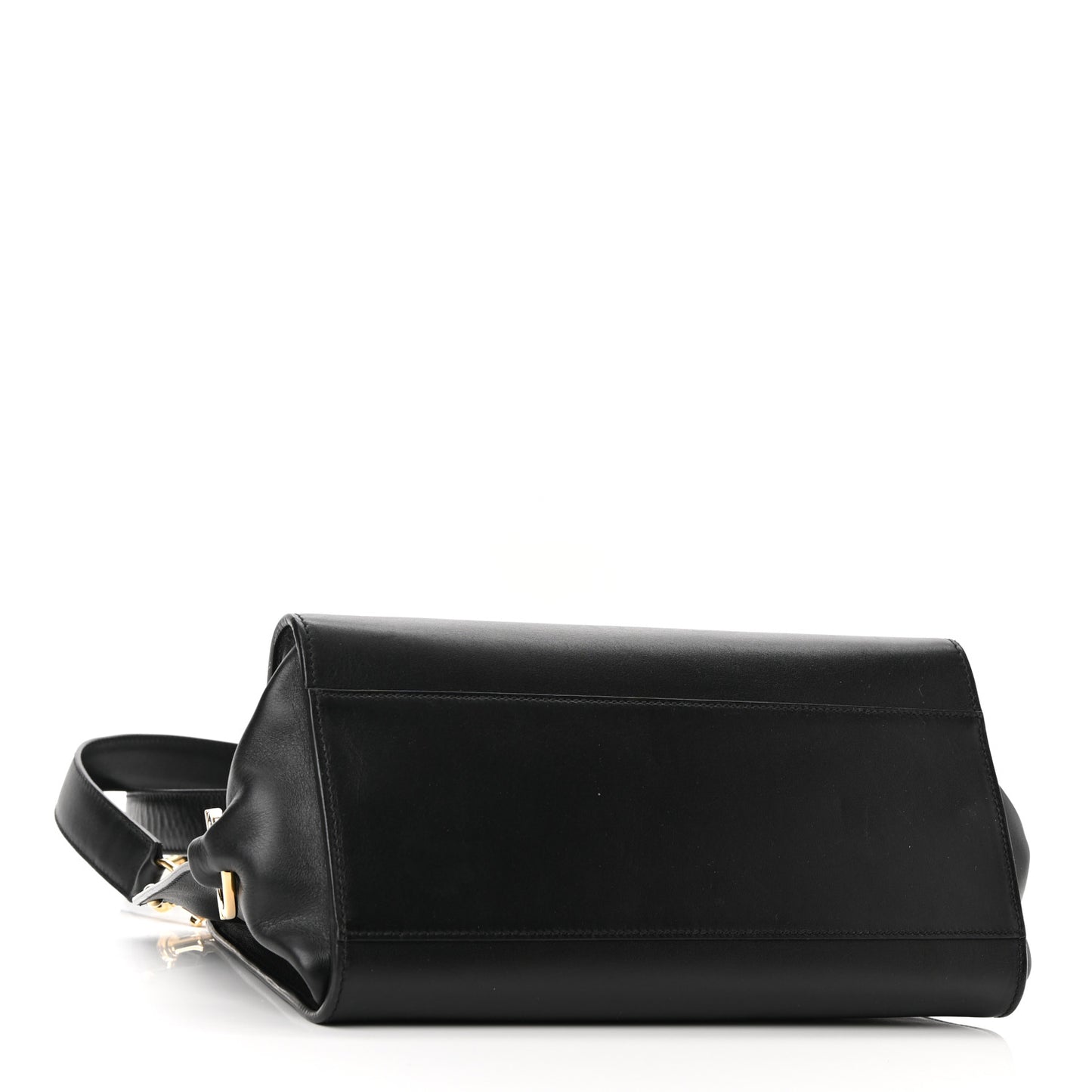 Calfskin Sofia Shoulder Bag Black