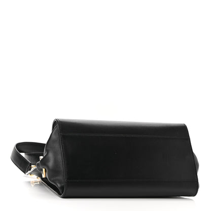 Salvatore Ferragamo Calfskin Sofia Shoulder Bag Black 3 of 8