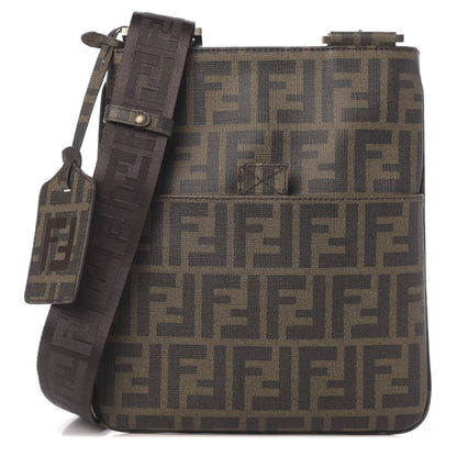 Fendi Zucca Spalmati Messenger Bag Tobacco 1 of 10