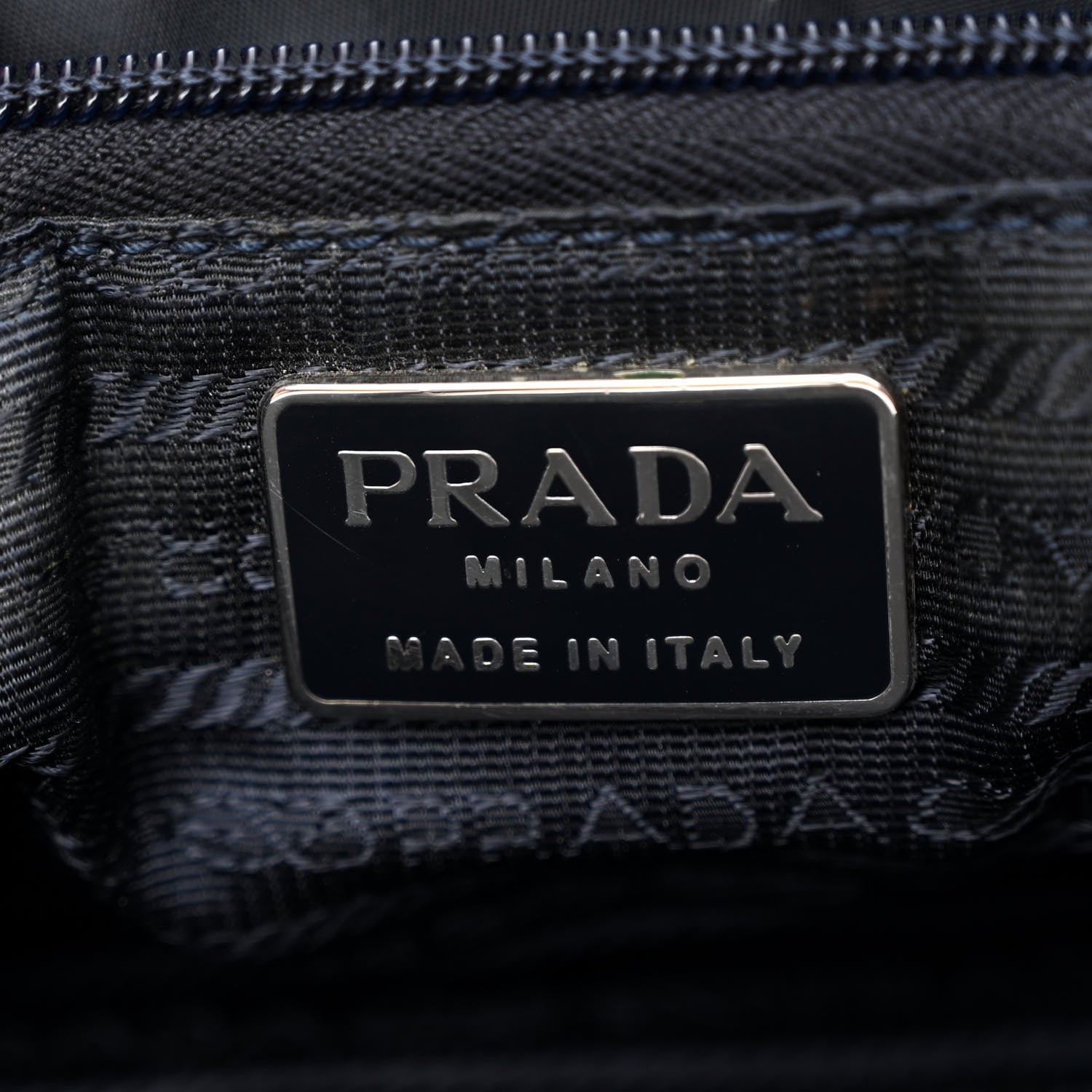 Prada Tessuto Nylon Tote Navy 5 of 16