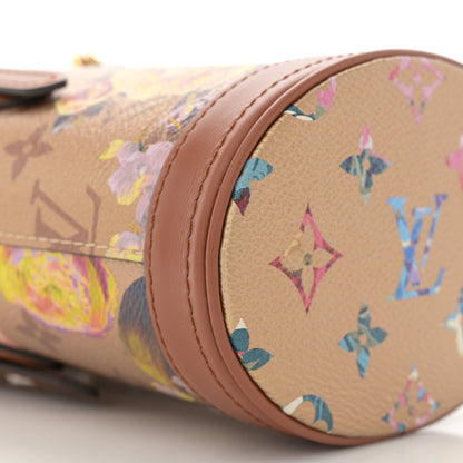 Louis Vuitton Metallic Monogram LV Garden Nano Bucket Bag Gold 9 of 10