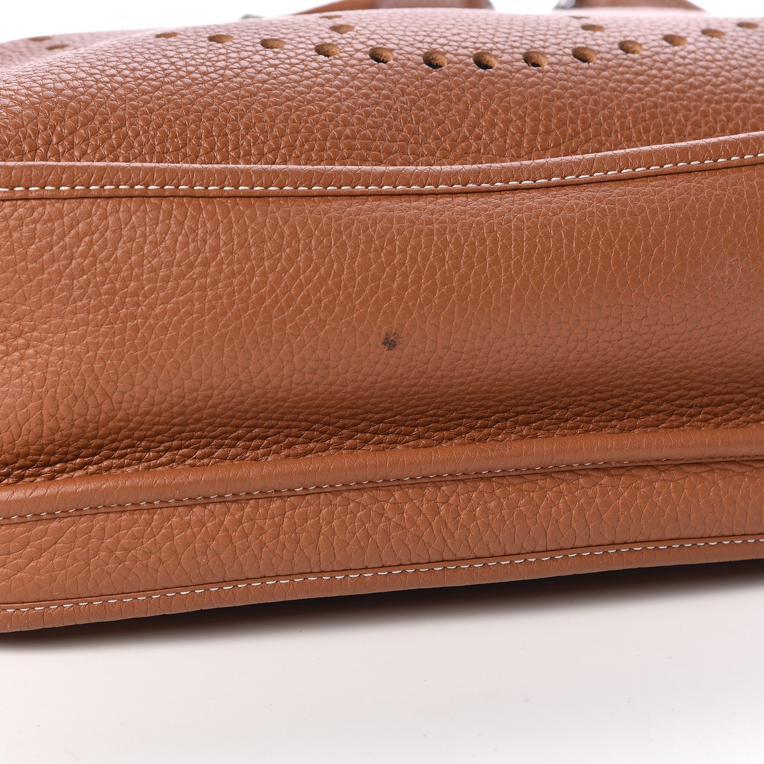Hermes Taurillon Clemence Evelyne III PM Gold 11 of 13
