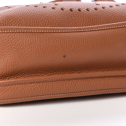 Hermes Taurillon Clemence Evelyne III PM Gold 11 of 13