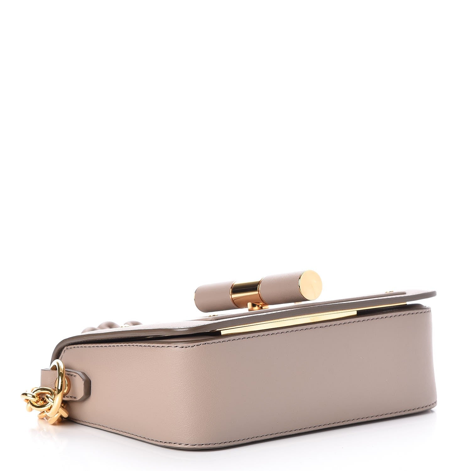 Tom Ford Calfskin Small Natalia Chain Bag Taupe 4 of 7