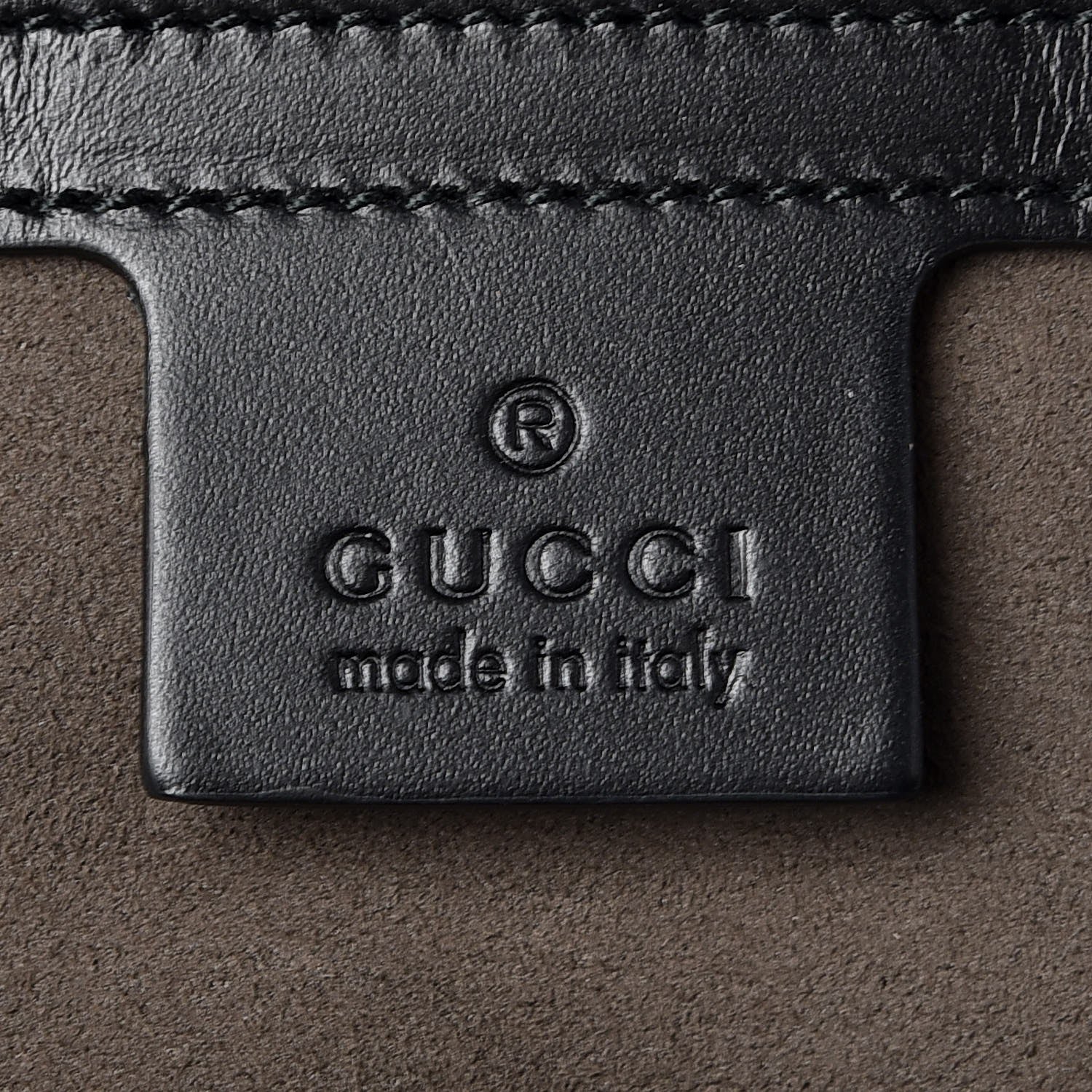 Gucci Guccissima Signature Small Day Backpack Black 11 of 12