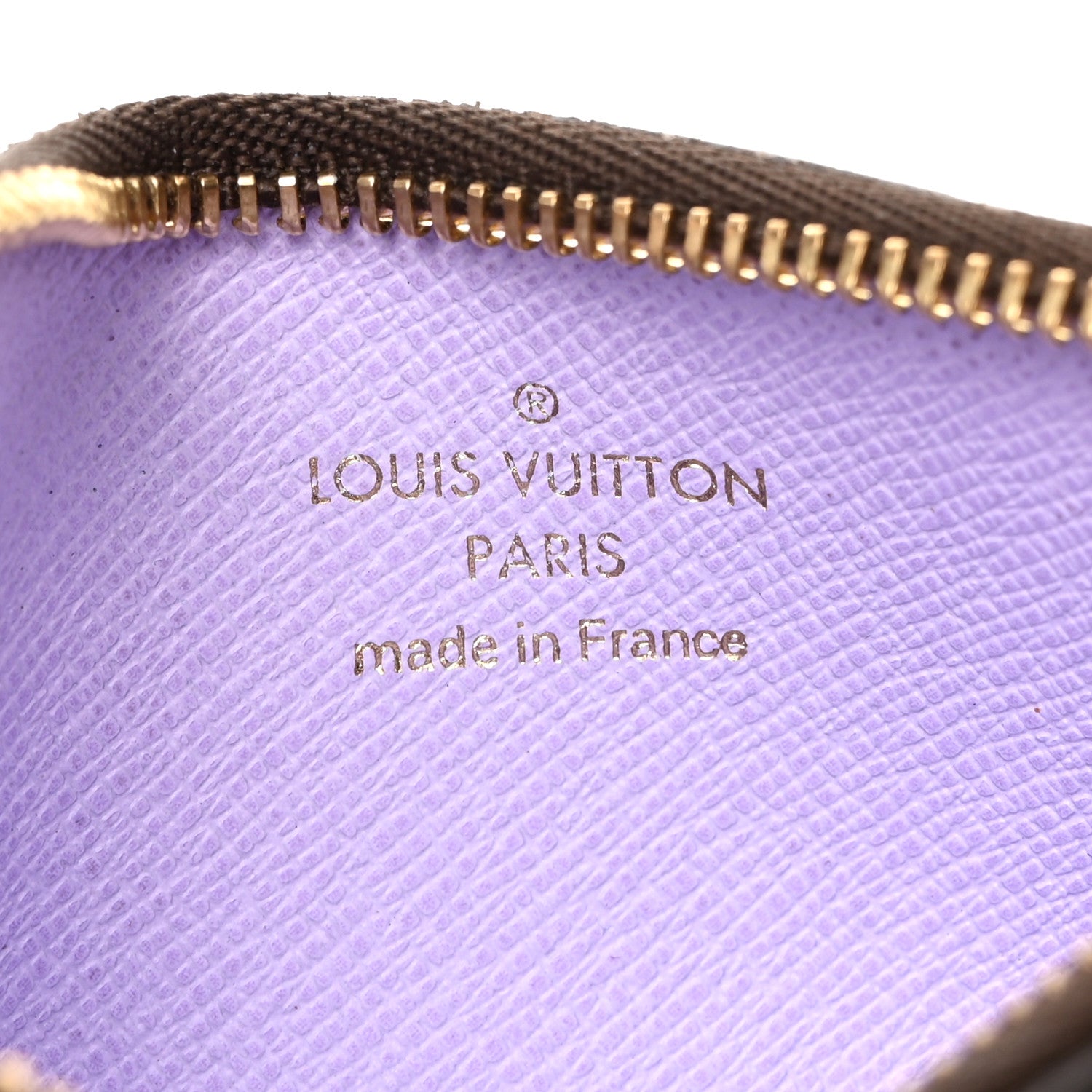 Louis Vuitton Monogram Zipped Romy Card Holder Bubble Tea 1454406