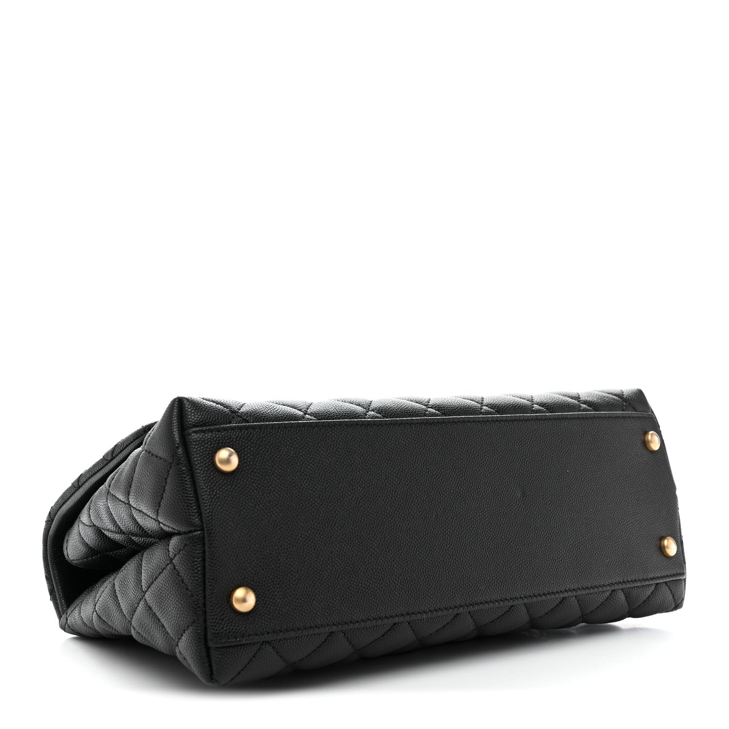 Chanel Caviar Quilted Small Coco Handle Flap Black 4 of 12