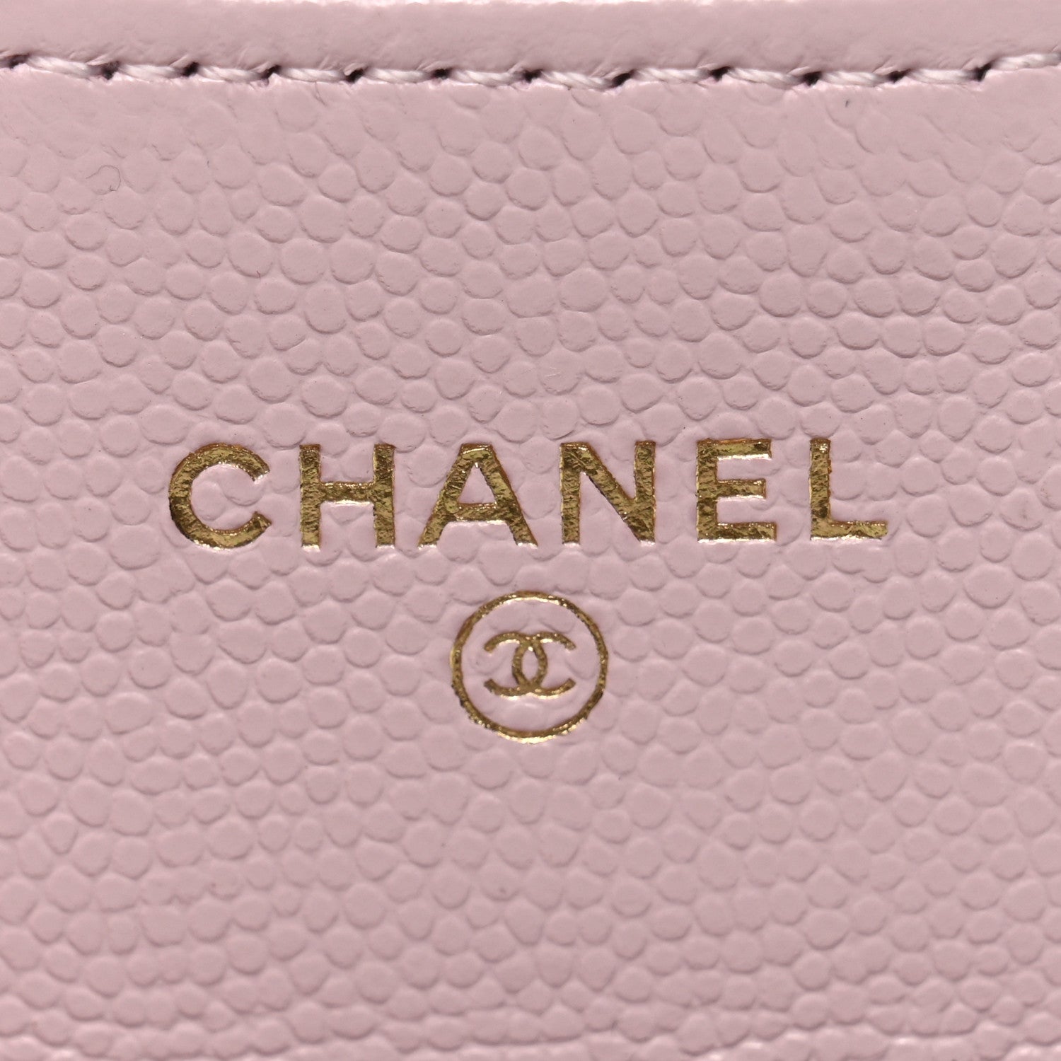 Chanel Caviar Quilted Flap Card Holder Wallet Light Pink 6 of 9