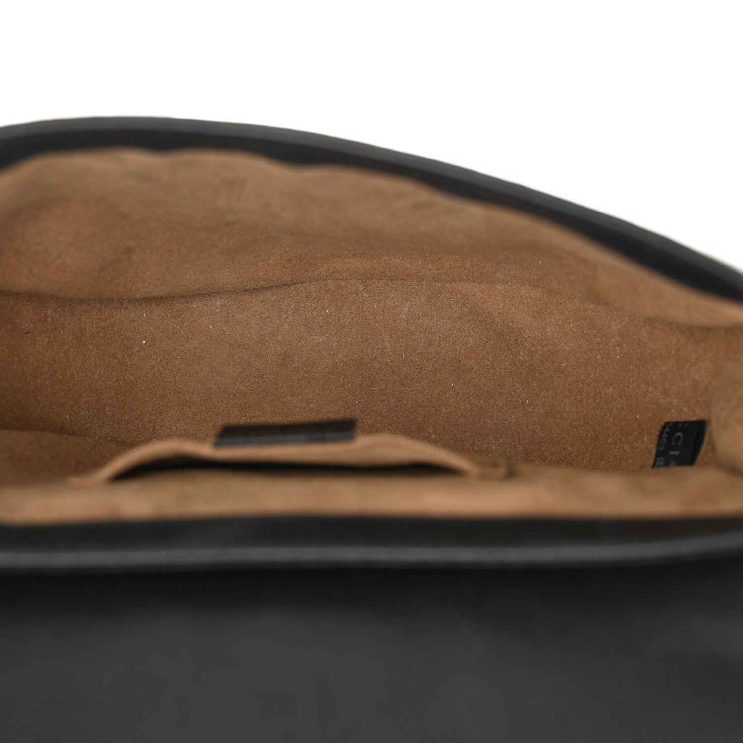 Gucci GG Supreme Monogram Web Medium Padlock Messenger Shoulder Bag Black 6 of 15