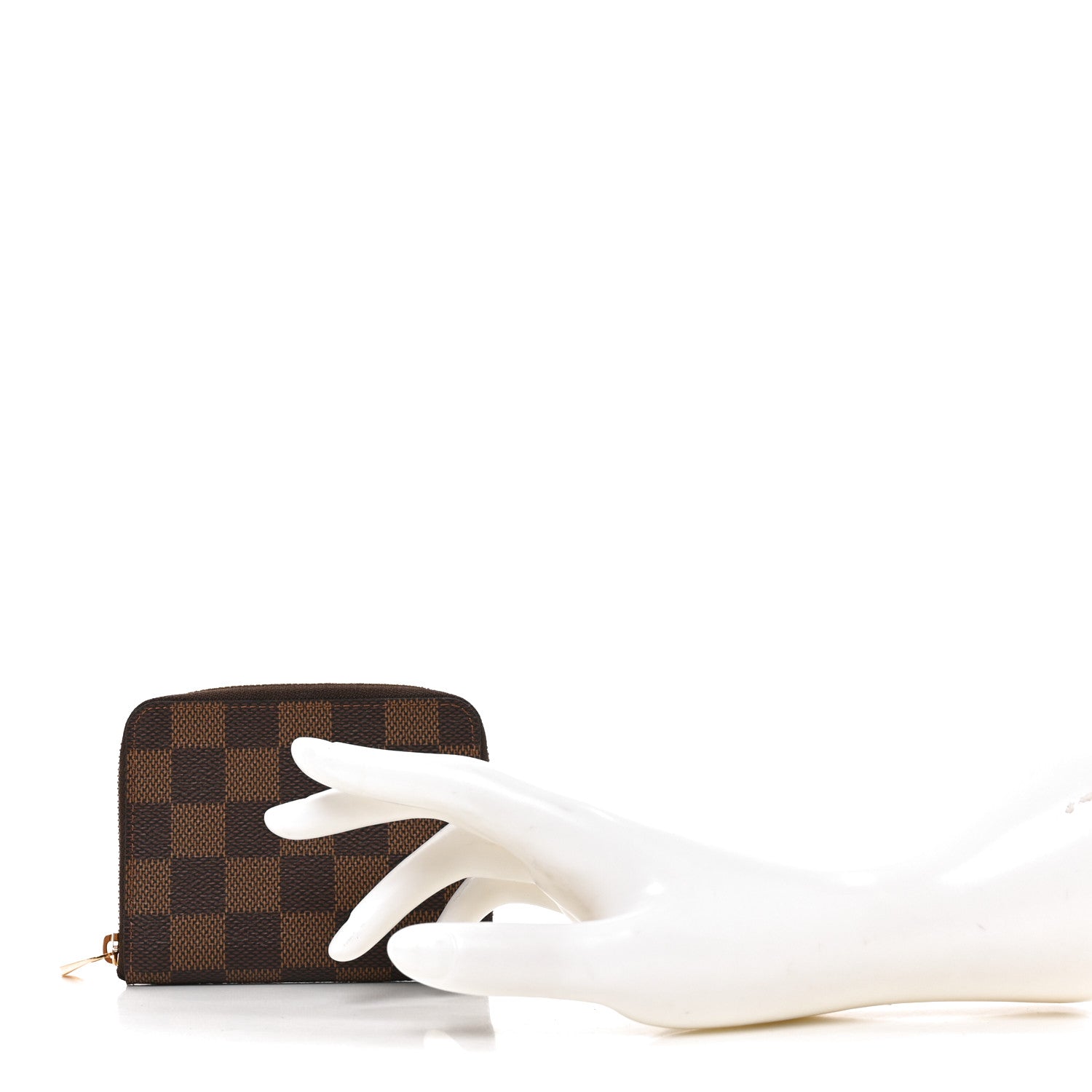 Louis Vuitton Damier Ebene Zippy Coin Purse Rose Ballerine 2 of 6