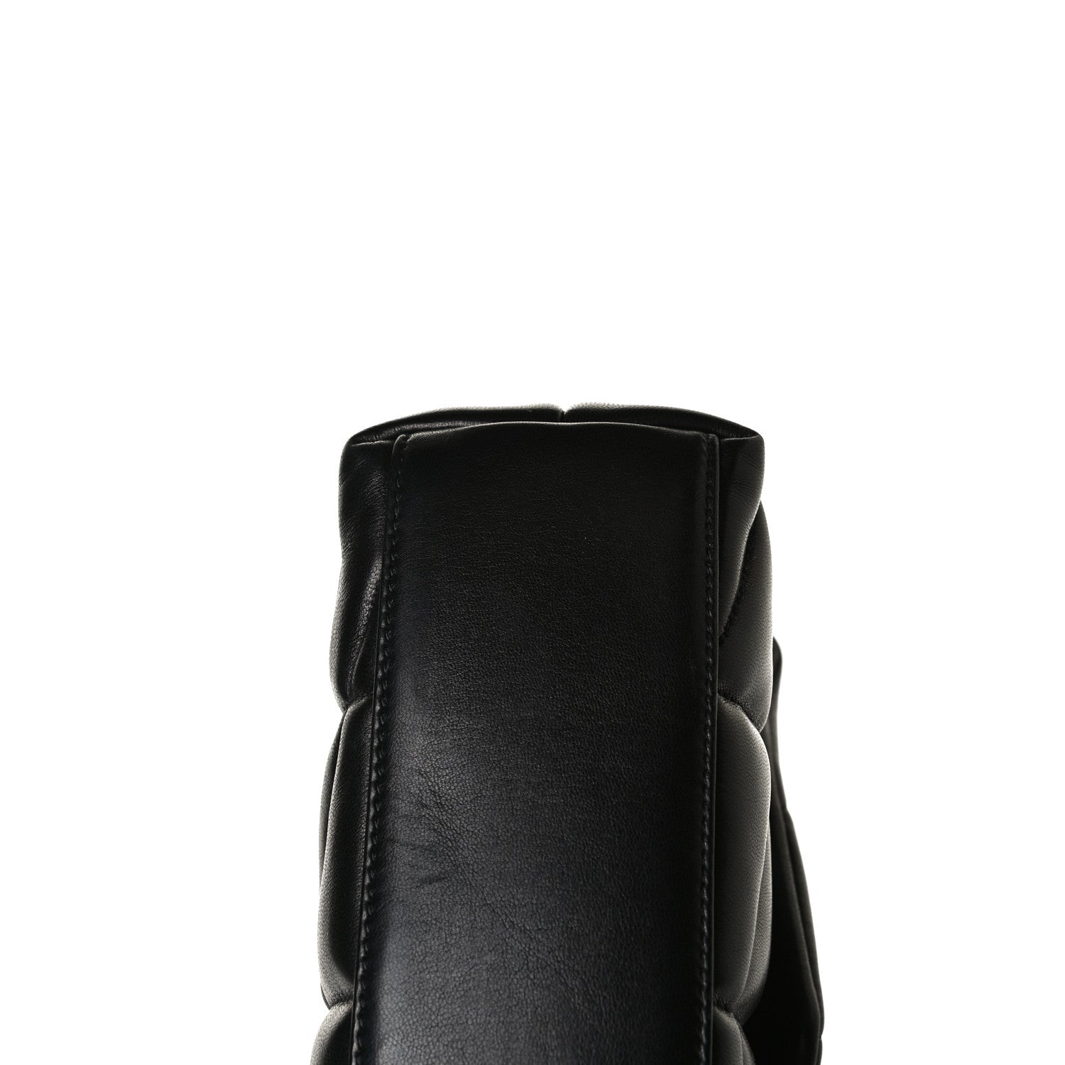 Saint Laurent Lambskin Quilted Toy Loulou Puffer Monogram Chain Satchel Black 16 of 17