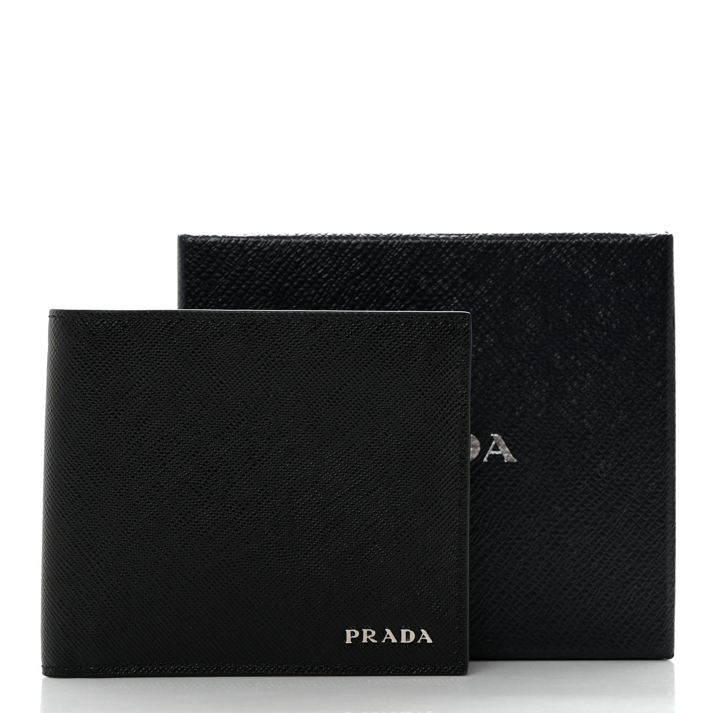 Saffiano Bi-Fold Wallet Black