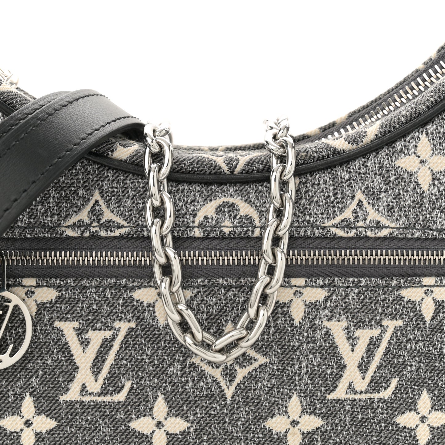 Monogram Jacquard Denim Loop Black