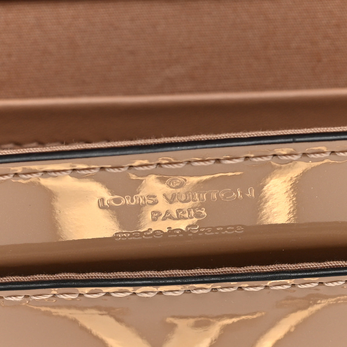 Louis Vuitton Patent Louise Wallet Dune 6 of 7