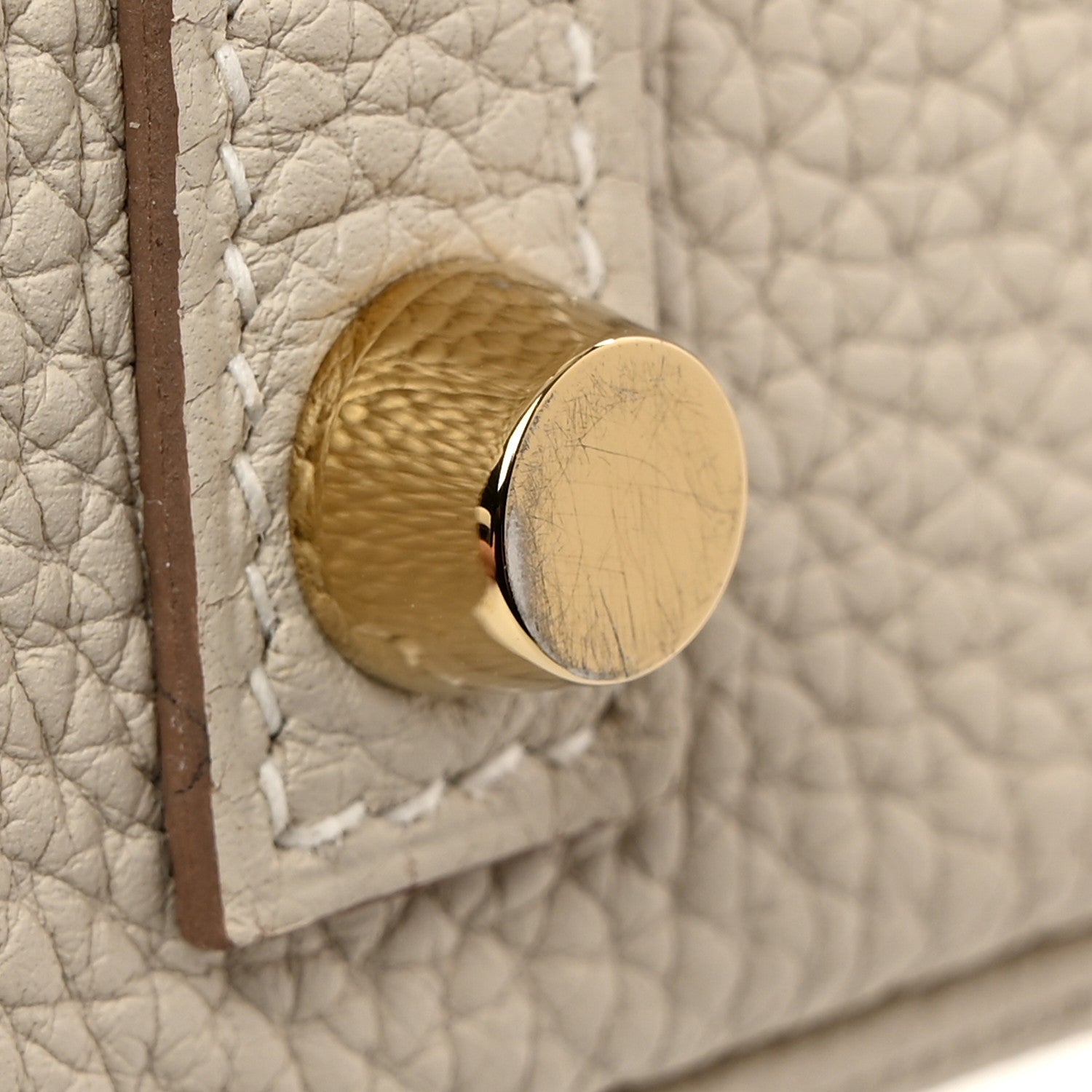 Hermes Togo Birkin 25 Craie 12 of 15