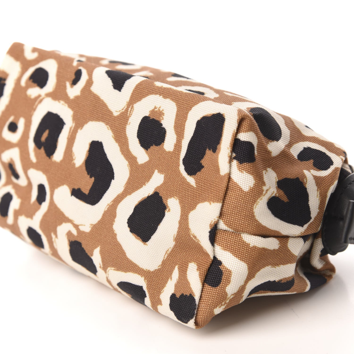 Gucci Canvas Leopard Print Cosmetic Pouch Tobacco 7 of 9