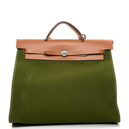 Hermes Toile Herbag Zip 39 MM Pelouse 3 of 16