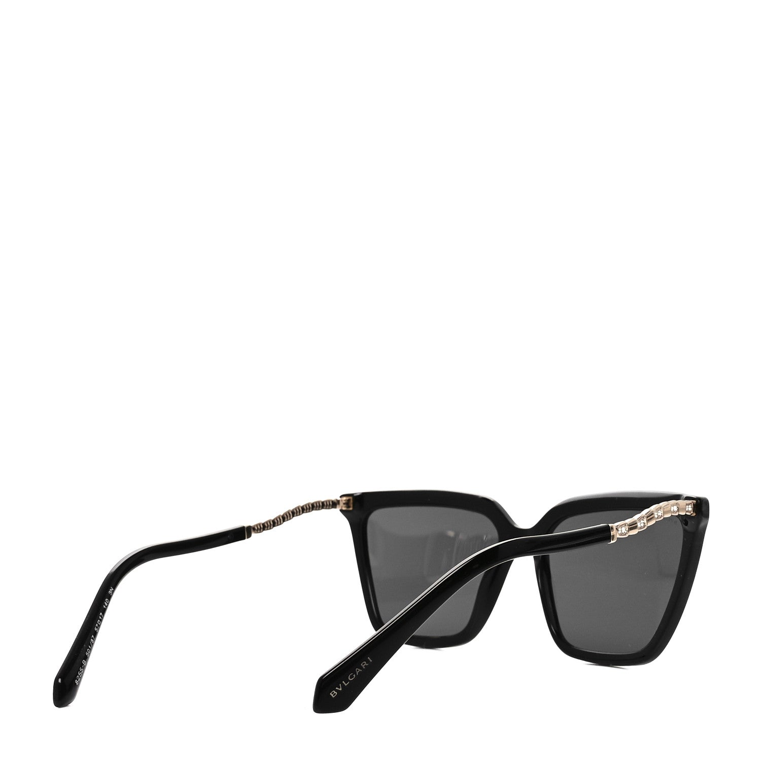 Bulgari Acetate Sunglasses 8255-B Black 4 of 7
