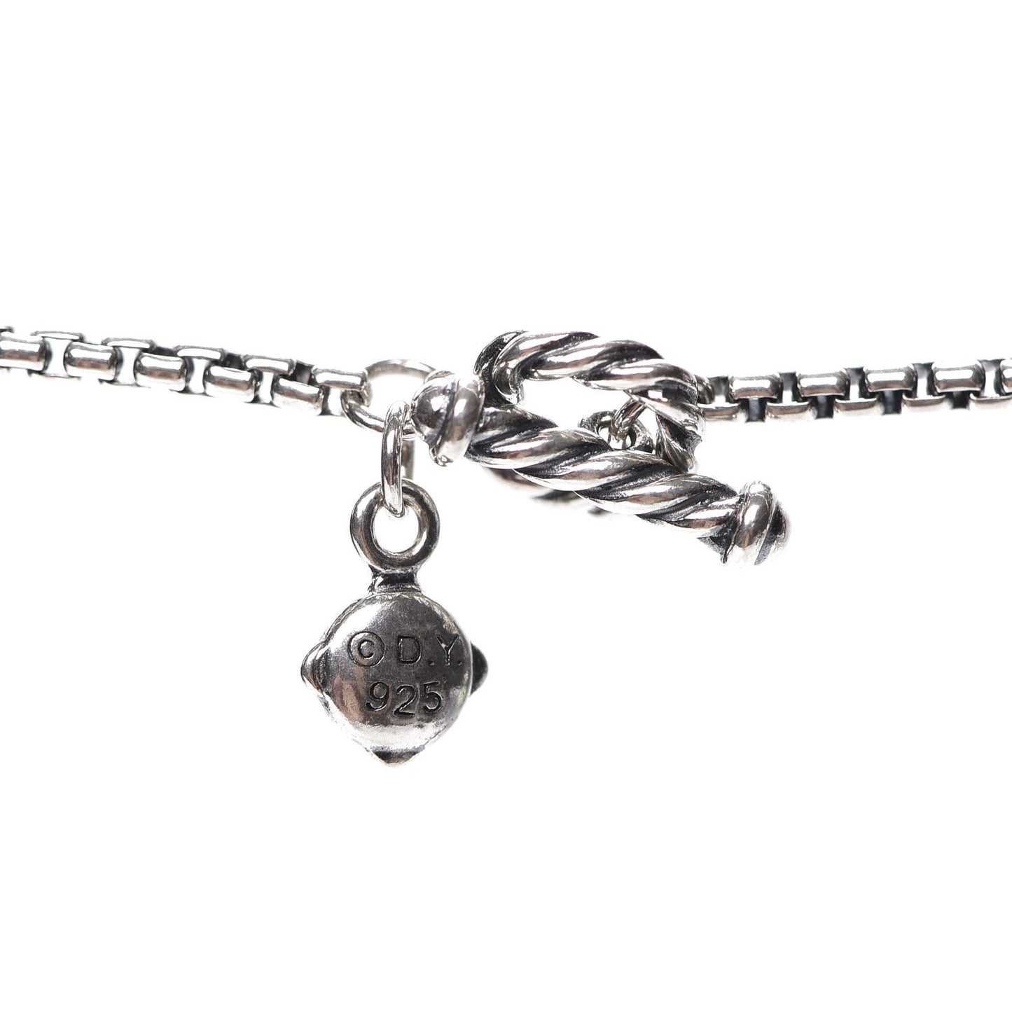 Sterling Silver Pearl 7.5mm Bijoux Chain Necklace