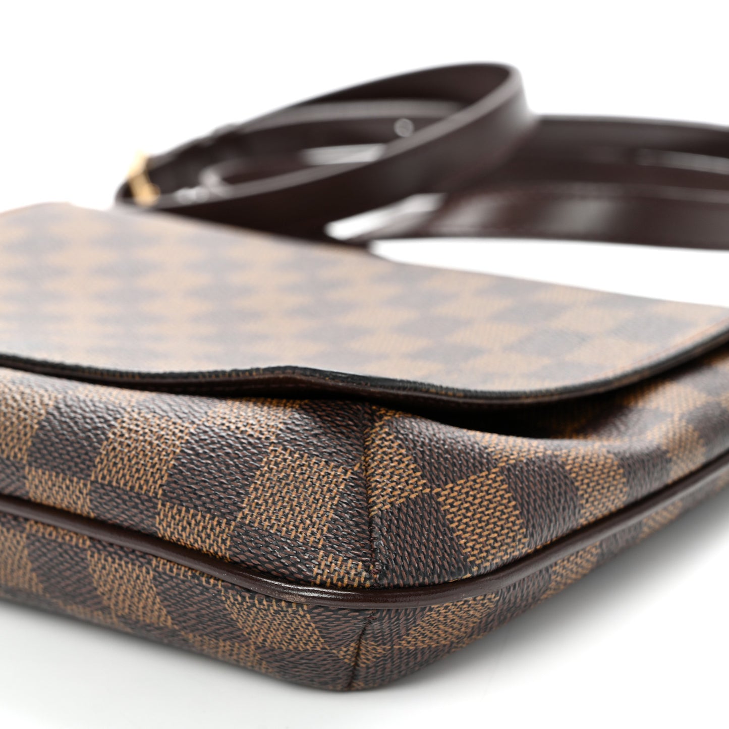 Damier Ebene Musette Tango Long Strap