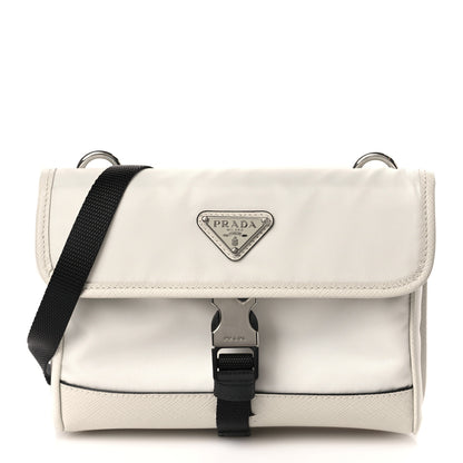 Prada Re-Nylon Saffiano Smartphone Case Crossbody Talco 1 of 9
