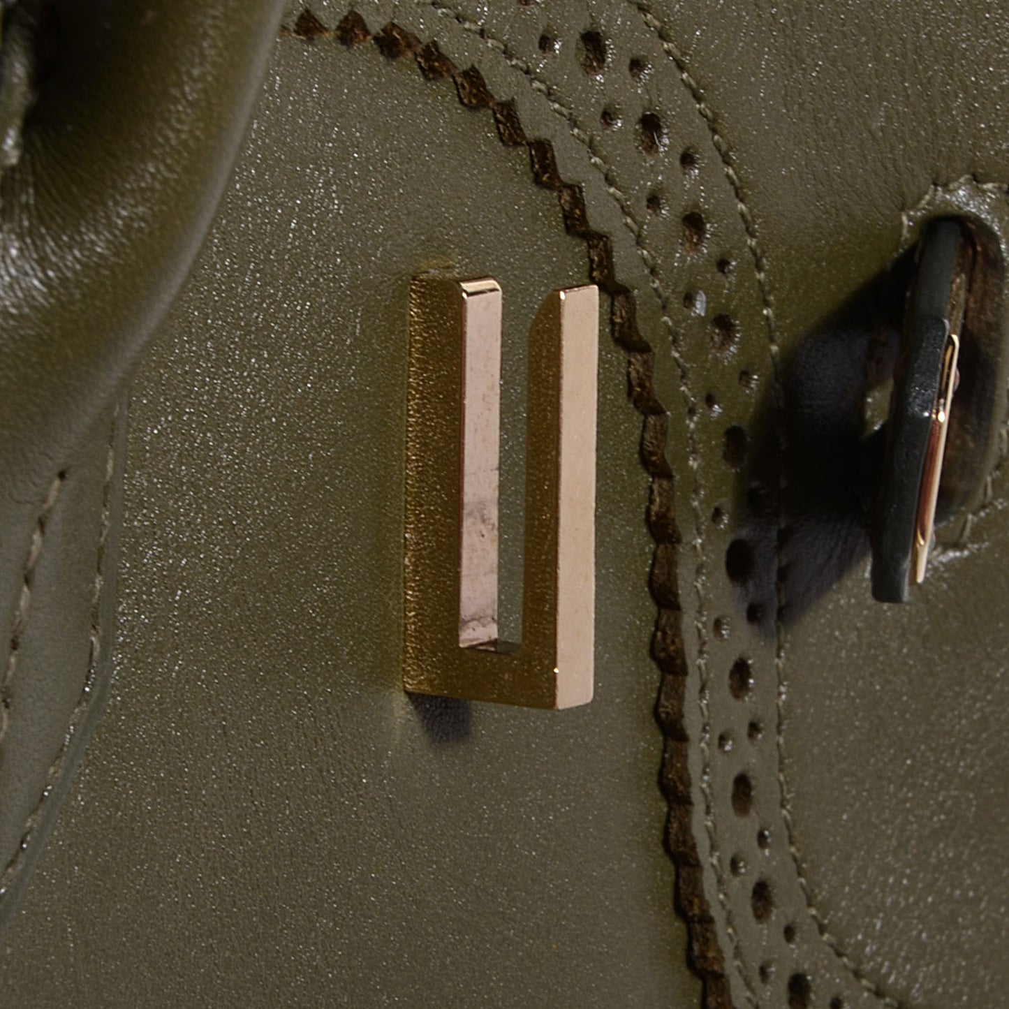 Tadelakt Ghillies Birkin 35 Vert Veronese