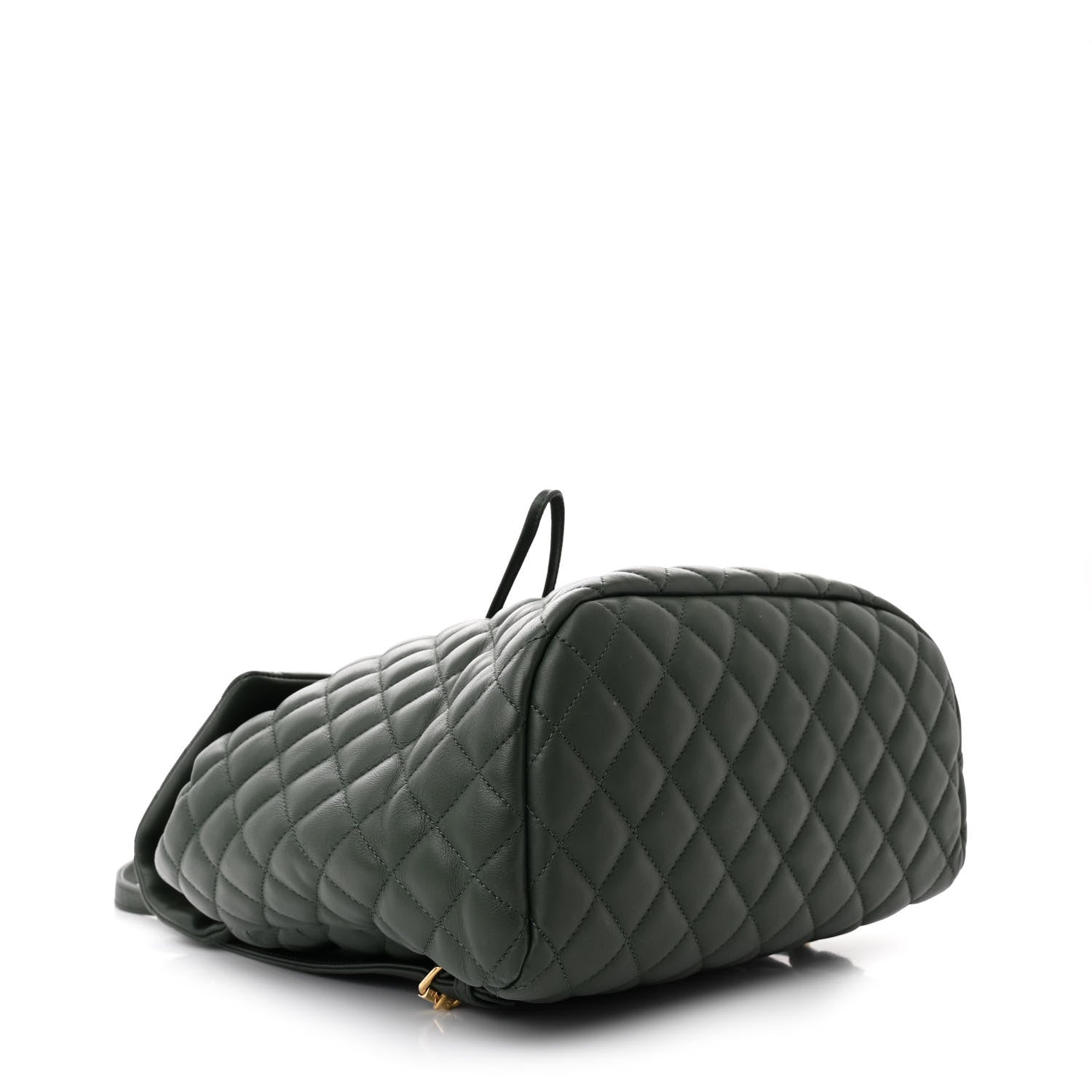 Chanel Lambskin Quilted Large Urban Spirit Backpack Dark Green 4 of 13