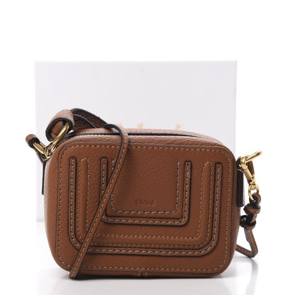 Chloe Calfskin Mini Marcie Crossbody Bag Tan 11 of 11
