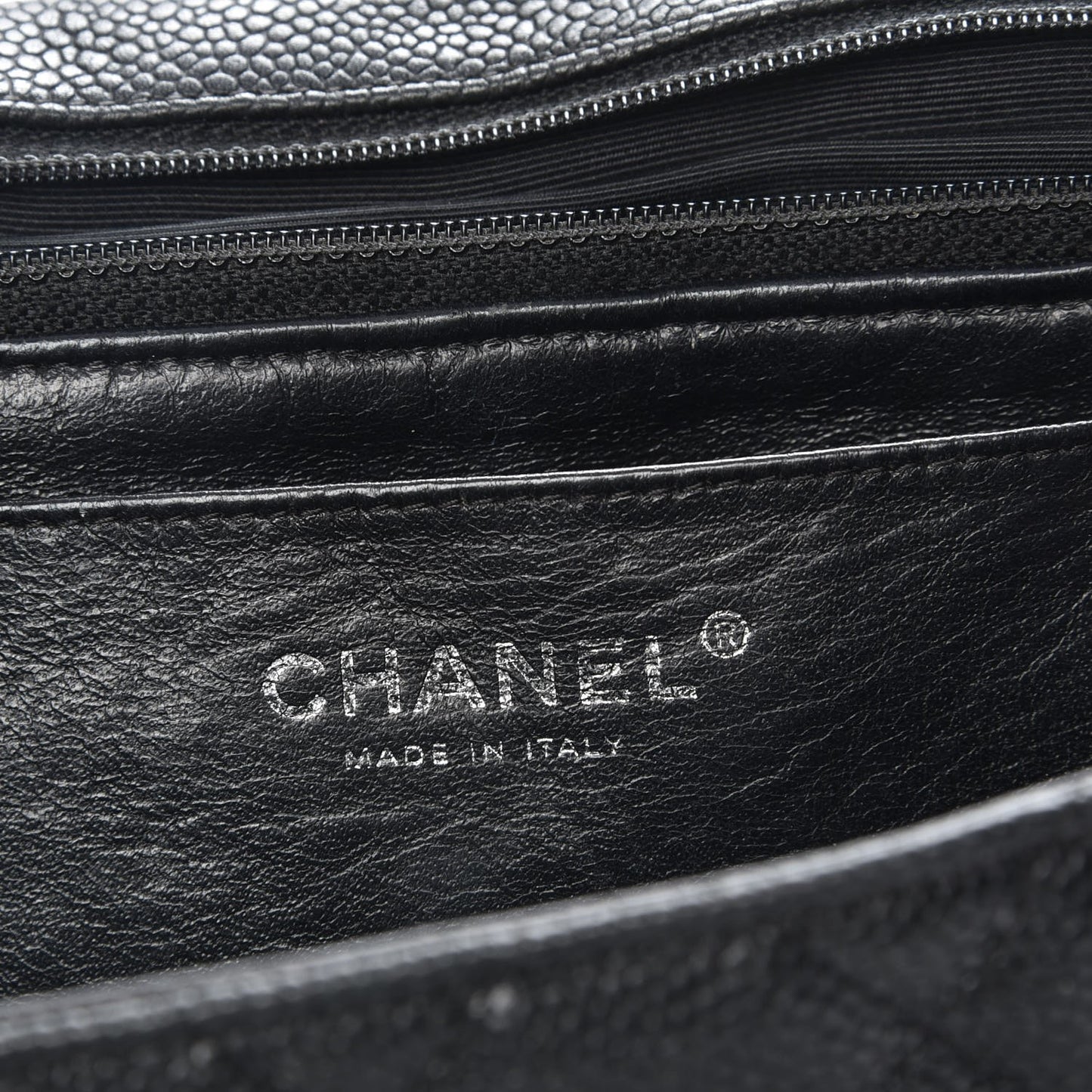 Caviar Quilted Jumbo Single Flap Black