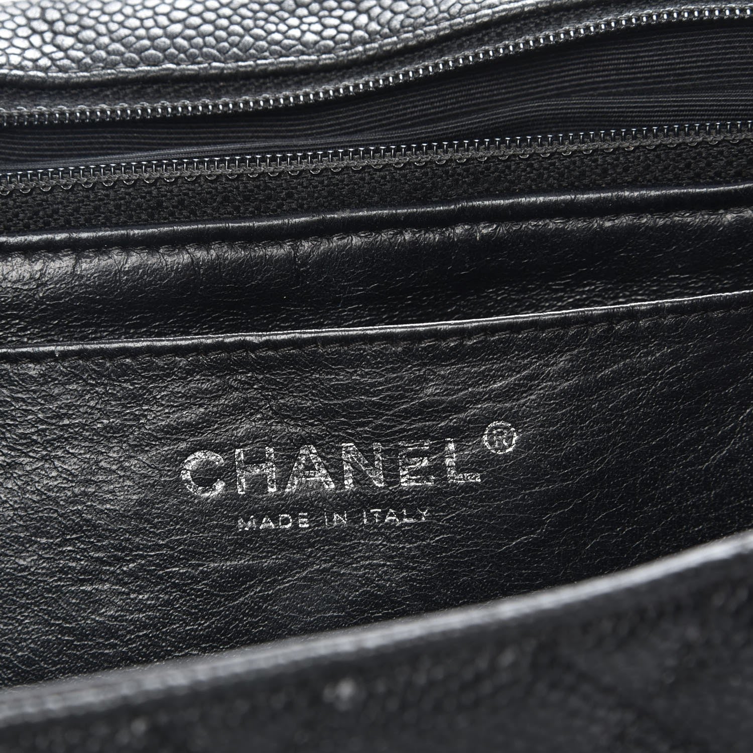 Chanel Caviar Quilted Jumbo Single Flap Black 6 of 19