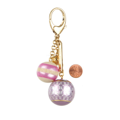 Louis Vuitton Mini Lin Croisette Bag Charm Violet 2 of 3