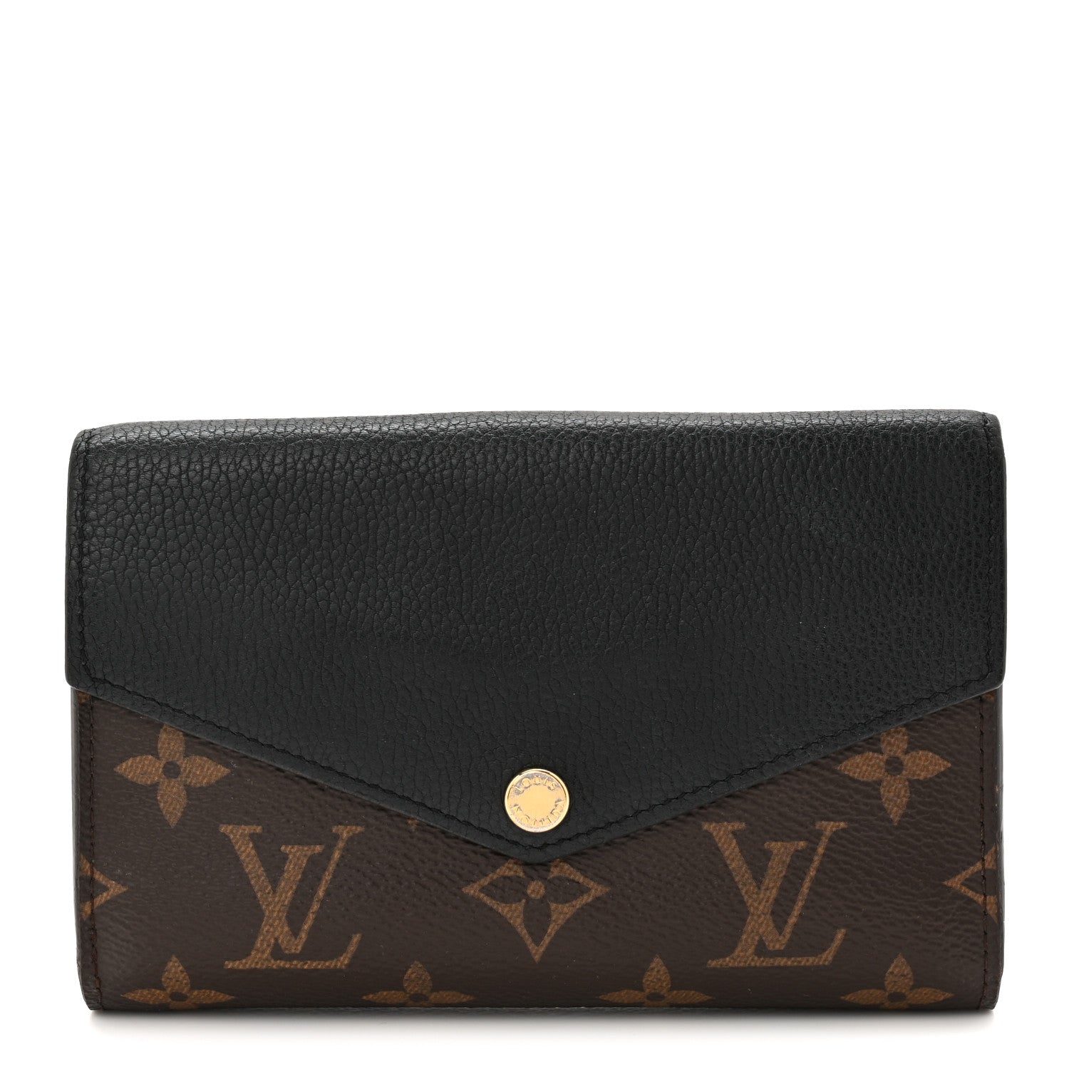Louis Vuitton Monogram Pallas Compact Wallet Black 1 of 6