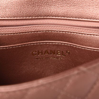 Chanel Metallic Grained Calfskin Quilted 2.55 Reissue Mini Flap Copper Pink 8 of 10